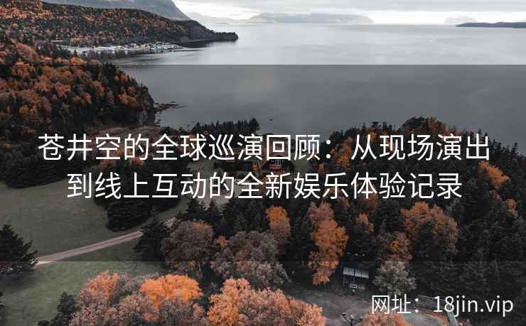 苍井空的全球巡演回顾：从现场演出到线上互动的全新娱乐体验记录  第2张